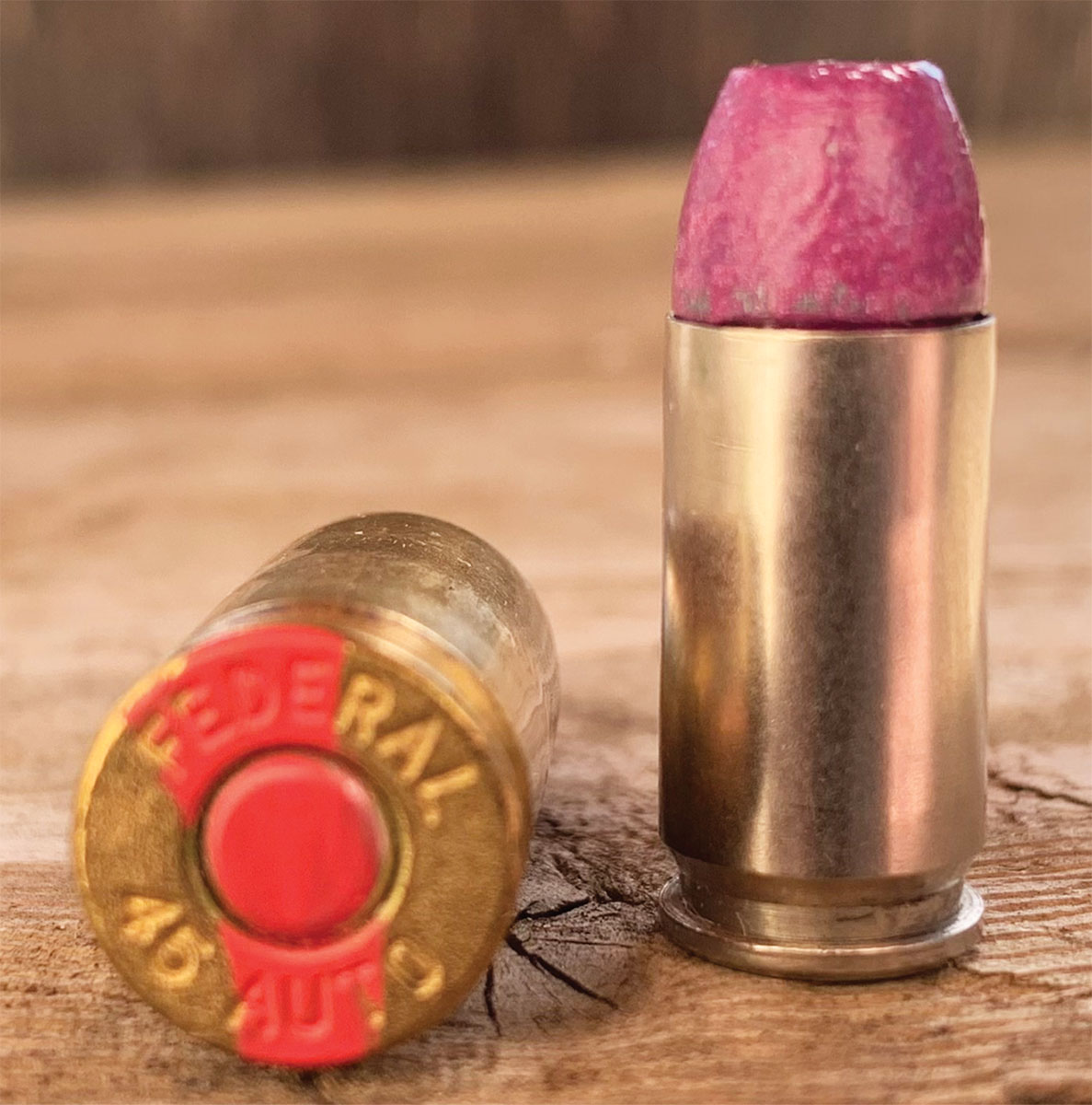 “Ruger Only” loads should be marked to prevent use in other guns. In this case, a laundry marker marks the “Ruger Only” load.